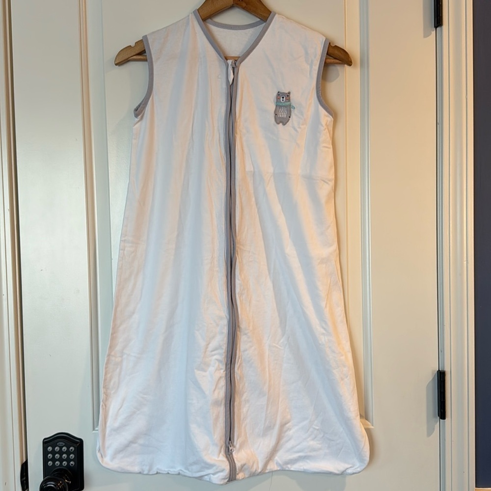 TILLYOU sleep sack 18/24 months size XL white unisex with double zipper